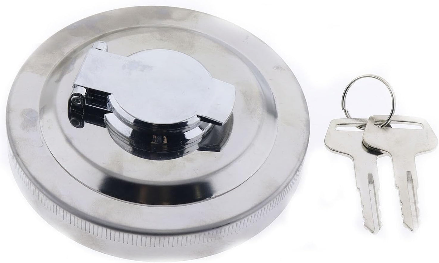 ya 5 8.10 Oil Fuel Tank Cap 423-04-11362 W/2 Keys For Komatsu WA480-6 WA420-3 WA270-7 512