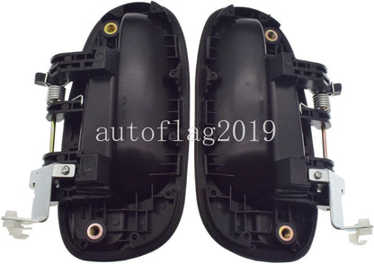 ya 2 8.15 2-Pack External Door Handle for Hyundai Matrix Lavita 01-10 Rear Left and Right 