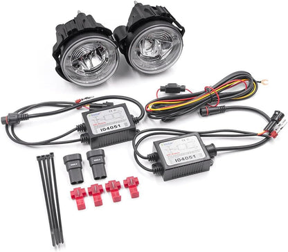 ya 7 8.24 baidi DRL Halo LED Daytime Running Fog Lights for 2008-13 for Subaru WRX STI for Forester 
