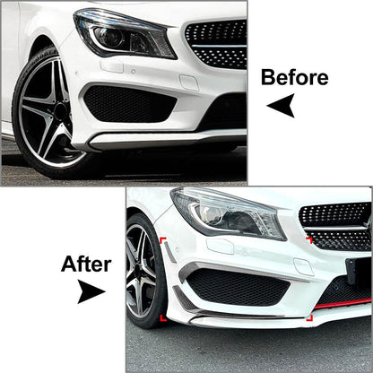 ya 6 8.14 Front Bumper Spoiler for Mercedes-benz CLA Class C117 Prefacelift 2013-2016