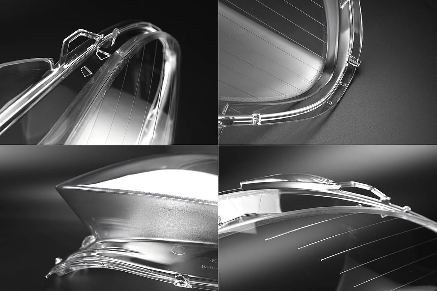 ya 4 8.10 Front Clear Right&Left Headlight Lens Cover For Benz W251 R320 R350 R500 2006-10