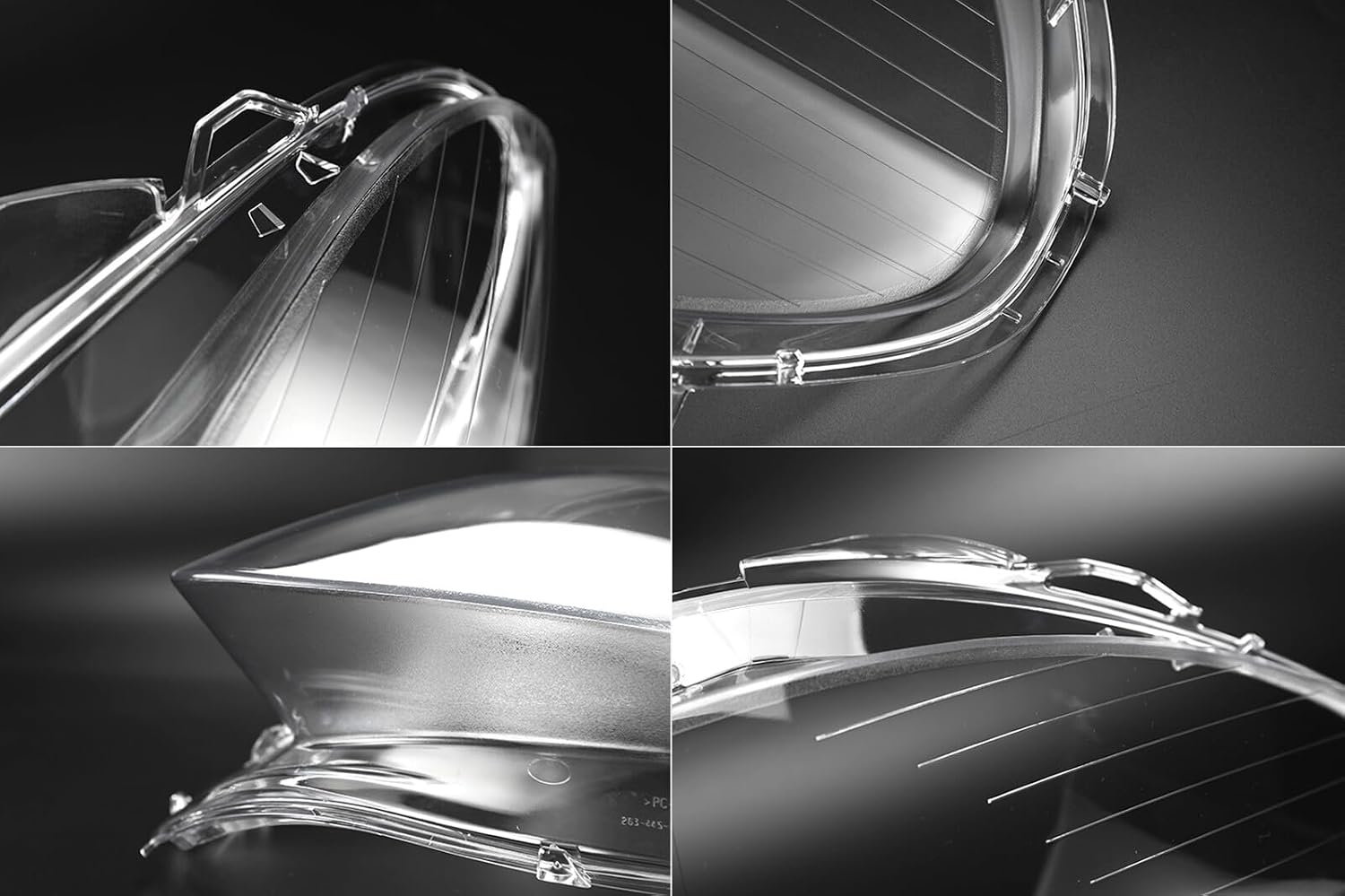 ya 4 8.10 Front Clear Right&Left Headlight Lens Cover For Benz W251 R320 R350 R500 2006-10