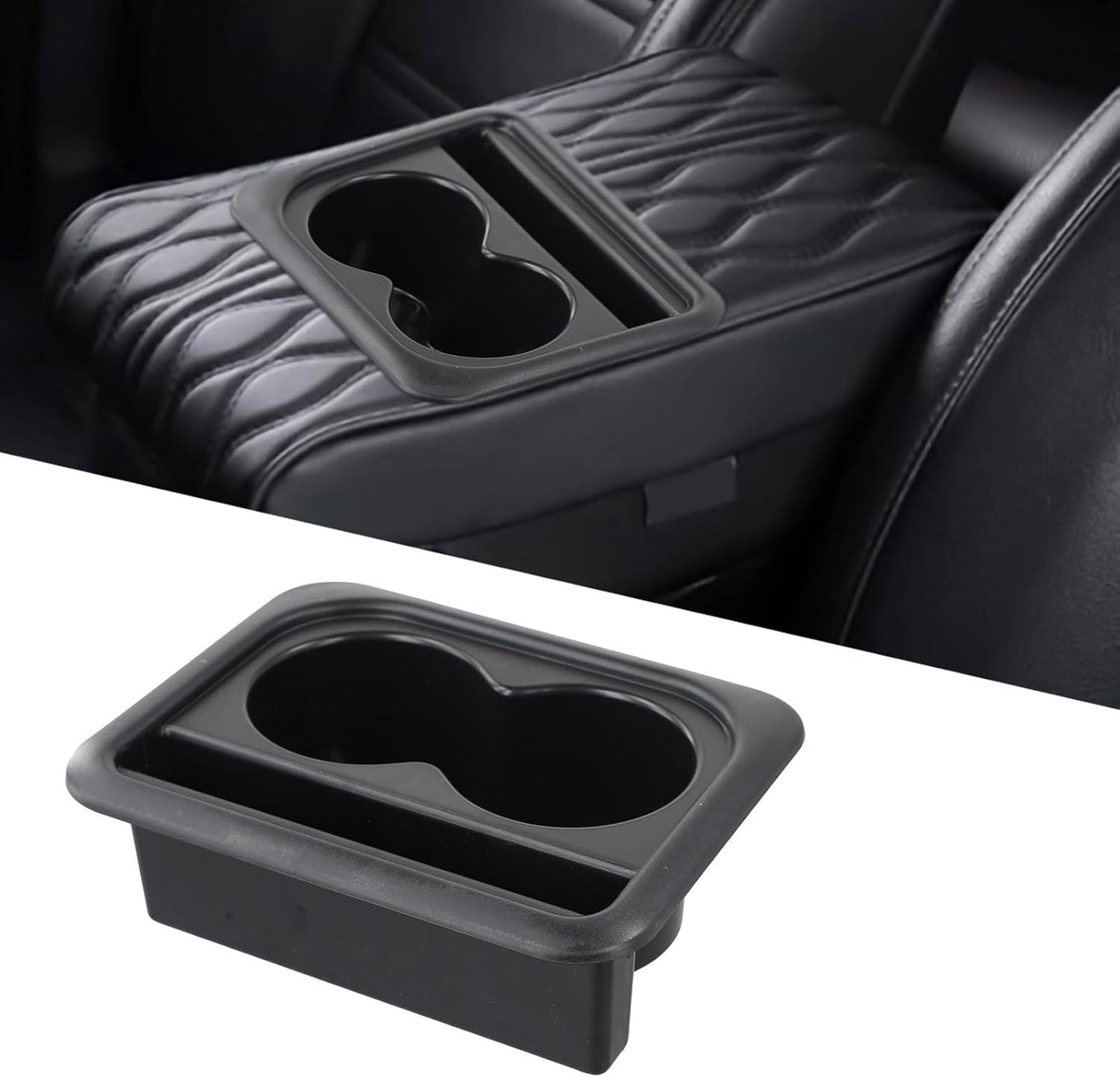 ya 5 8.10 Center Console Armrest Box with Integrated Cup Holder and Tissue Storage