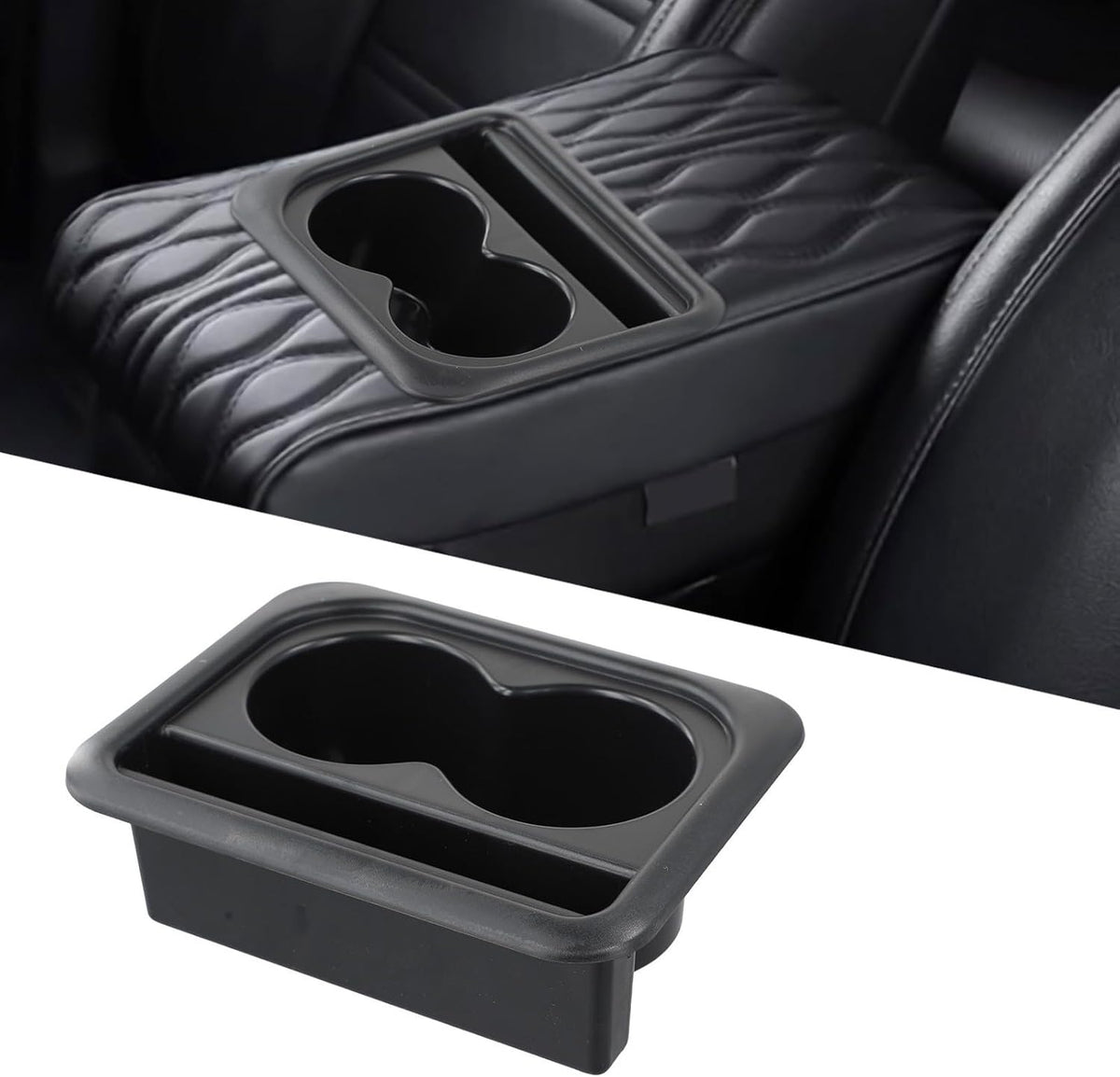 ya 11 9.14 zhengce Center Console Armrest Box with Integrated Cup Holder and Tissue Storage