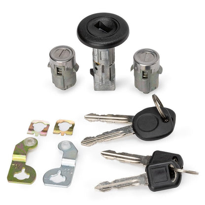 ya 4 8.8 Ignition and Door Lock Cylinder with Key for Universal Silverado Tahoe 2001-2006