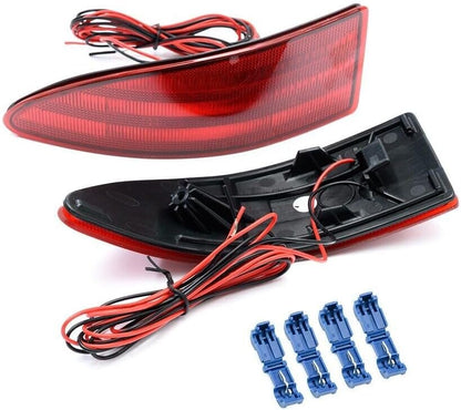 ya 7 8.24 baidi Red Lens LED Rear Bumper Reflector Break Light for 2006-2013 for Lexus IS250 IS350 