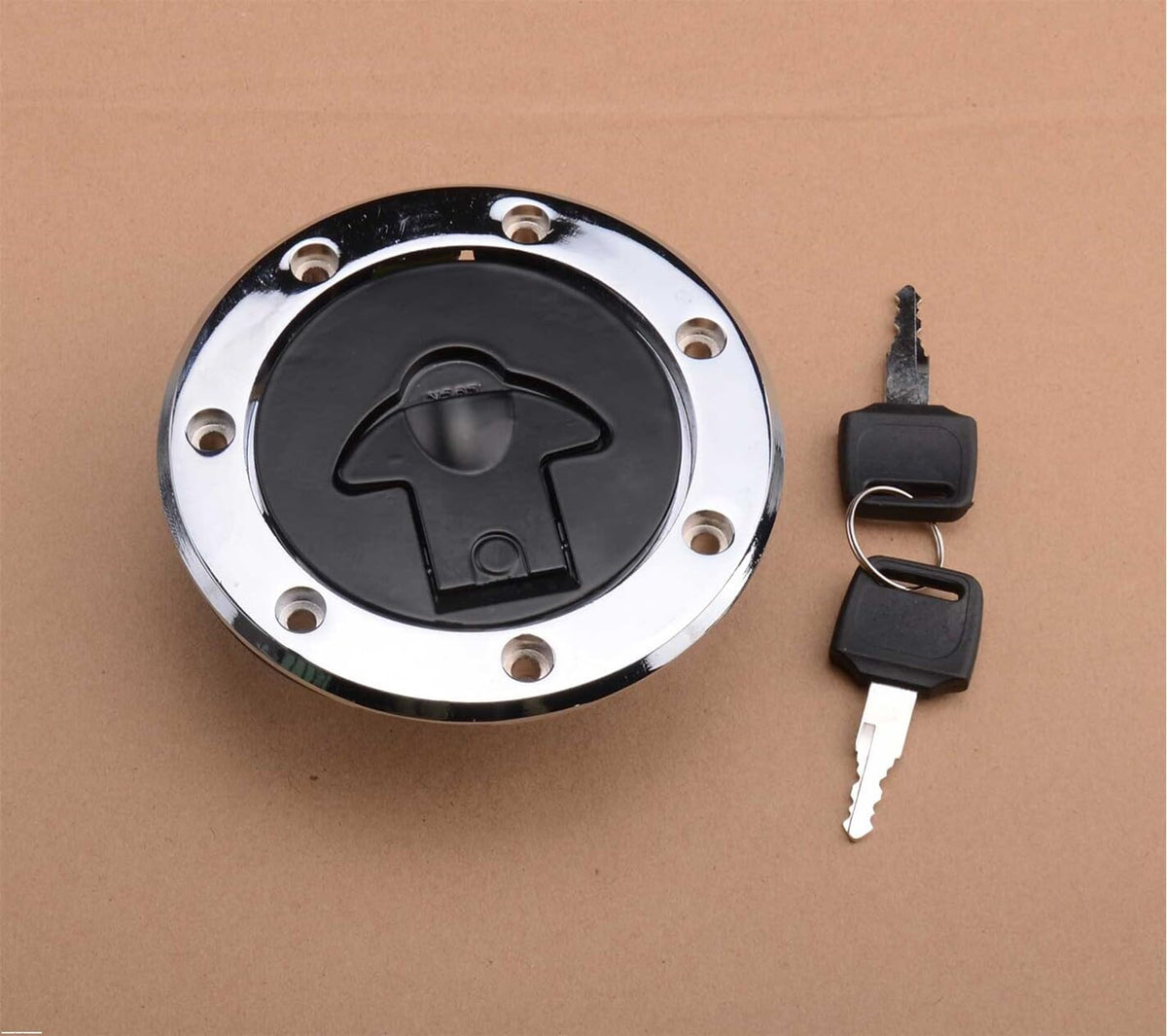 ya 13 9.15 baidi Chrome Fuel Cap cover key for Kawasaki ZZR400 ZR400 ZRX400 KLE250/400/500
