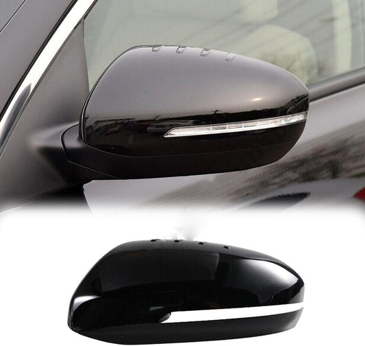 ya 4 8.10 Fit for Kia Optima 2011-2015 Black Exterior Rear View Side Door Mirror Cap Cover