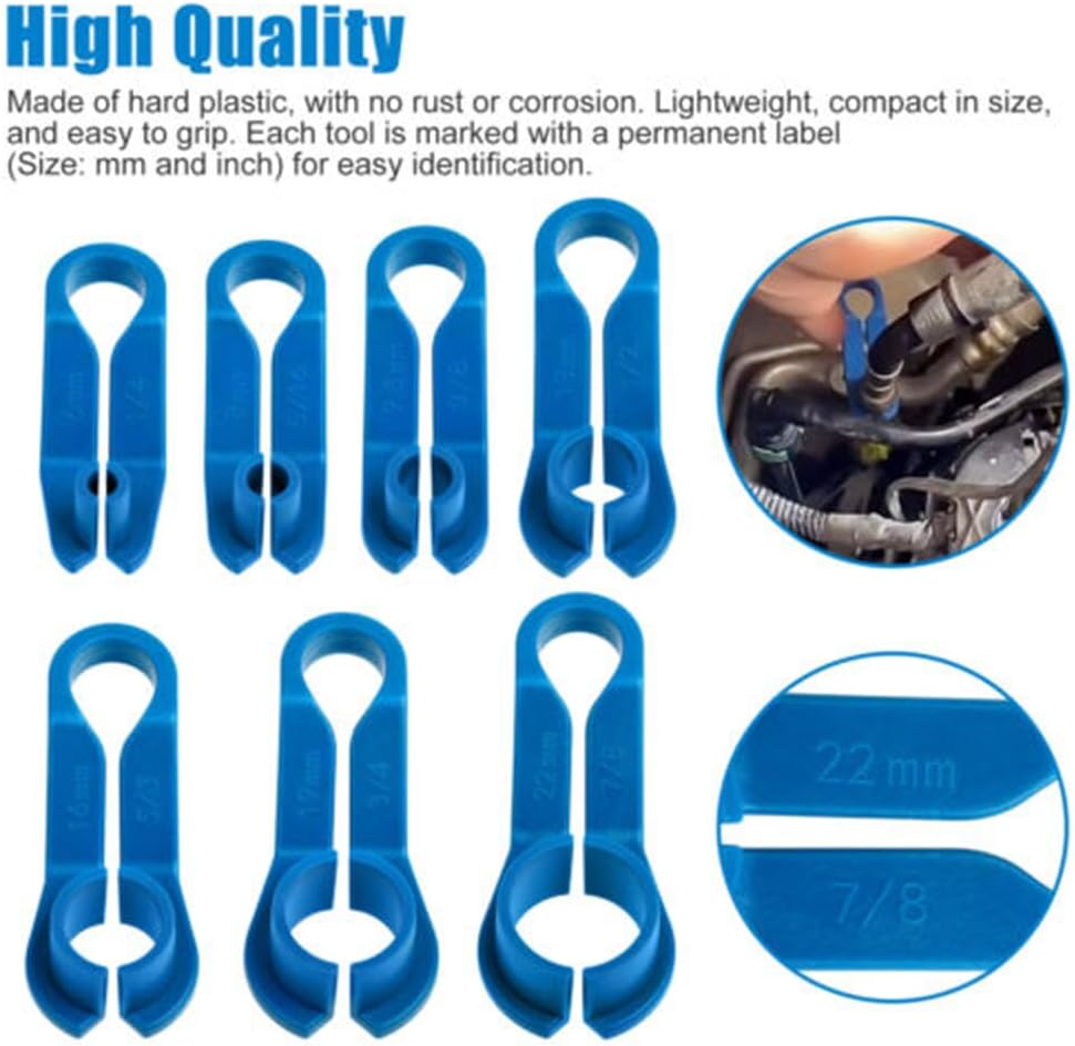 ya 6 8.24 baidi 16PCS A/C Fuel Line Disconnect Tool Quick Disconnect Removal Assembly Tools