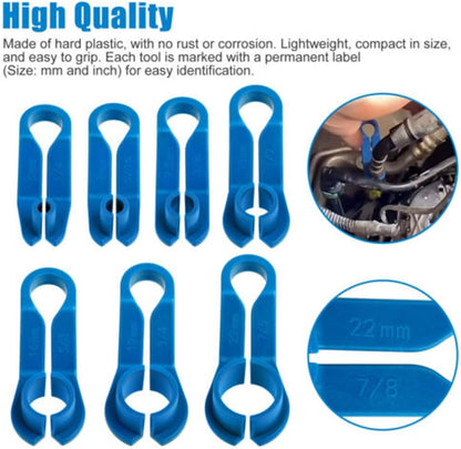 ya 6 8.24 baidi 16PCS A/C Fuel Line Disconnect Tool Quick Disconnect Removal Assembly Tools