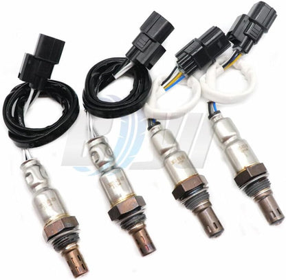ya 15 10.19 zhengce O2 Oxygen Sensor 4 pcs Upstream + Downstream for 2011-2013 for Honda Odyss
