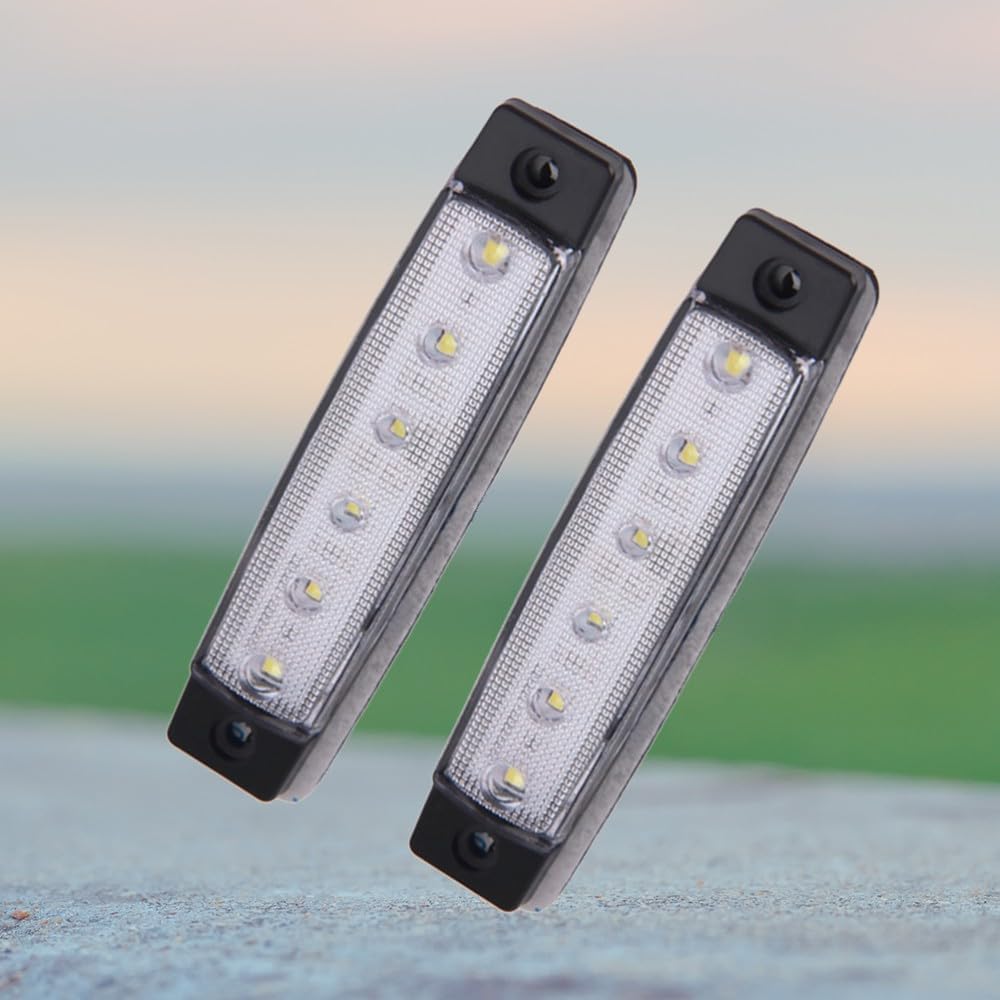 ya 13 9.15 baidi 2 Pcs Trailer Marker Light Tail Turn Signal Lights Side Rear for Trucks