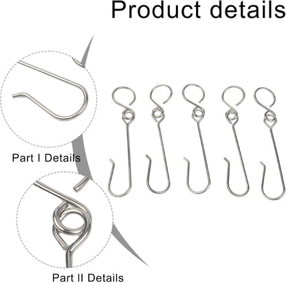 ya 28 10.13 baidi Stainless Steel Hook Set for MAPP Propane Bottles 5PCS Lightweight Clips