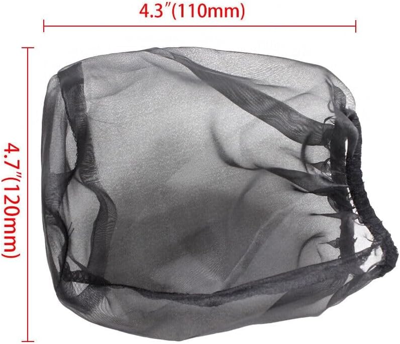 ya 13 9.15 baidi 2PCS Air Intake Filter Sock Cover for Cold Air Filter Protective Cover DustProof