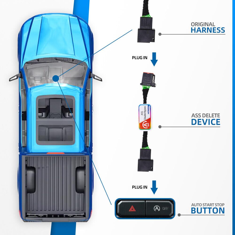 ya 5 8.10 Auto Start Stop for 19-20 for Ford Raptor Delete Eliminator - No More Frequent Shutdowns