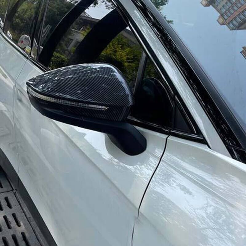 ya 11 9.14 baidiCarbon Fiber for Audi Q4 e-tron 2022+ ID4 ID6 21-23 Side Mirror Cover Replace