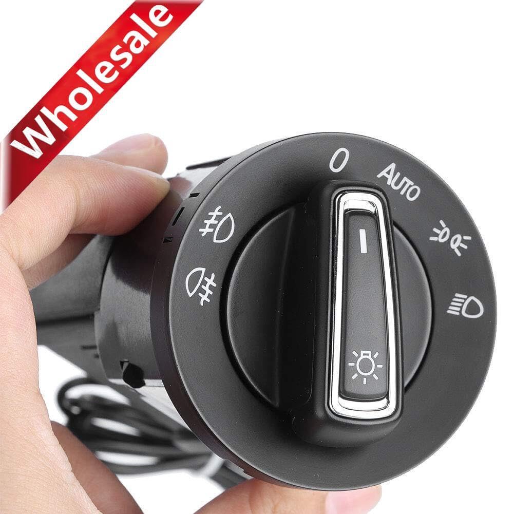 ya 4 8.8 Car Headlight Switch Light Control Button for VW Polo Passat Lupo 6RD941531