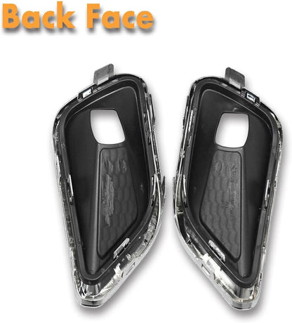 ya 10 9.16 zhengce for Jeep Cherokee 2019-2020 Front Bumper Fog Lamp Light Cover Bezel Right+L