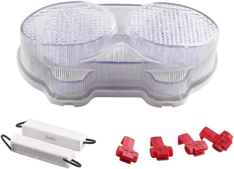 ya 10 9.16 zhengce Clear Rear LED Tail Light Turn Signal Lamp Fit for Kawasaki ZZR600 2005-200