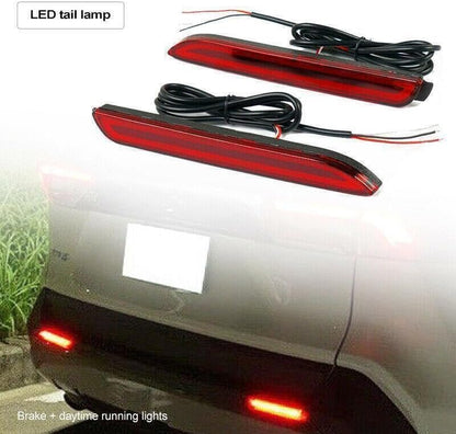 ya 4 8.10 for Toyota RAV4 2019-23 LED Rear Fog Light Tail Bumper brake Driving Light 2X