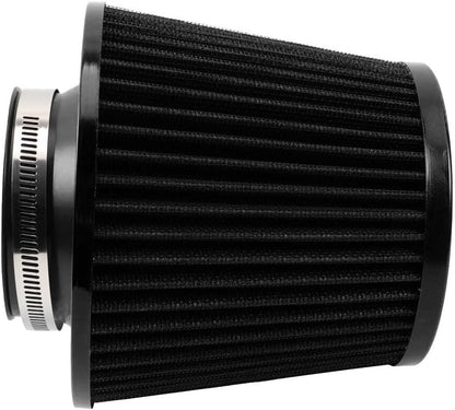 ya 13 9.15 baidi 3 76mm Black Dry Air Filter Cold Air Intake Cone Replacement High Flow Inlet