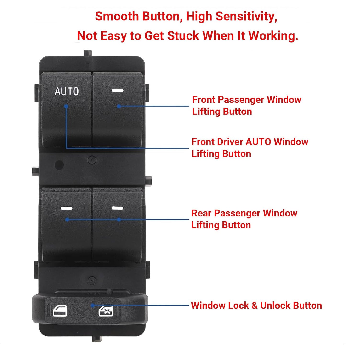 ya 8 8.24 baidi Power Window Switch 8L8Z-14529-AA for 2008-2012 for d F250 F350 F450 F550