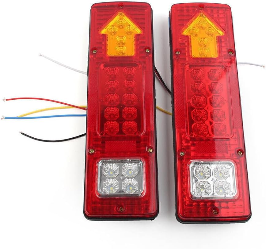 ya 4 8.10 Tail Lights Brake Turn Signal Reverse Lamp For Trailer Truck Lorry Caravan Van
