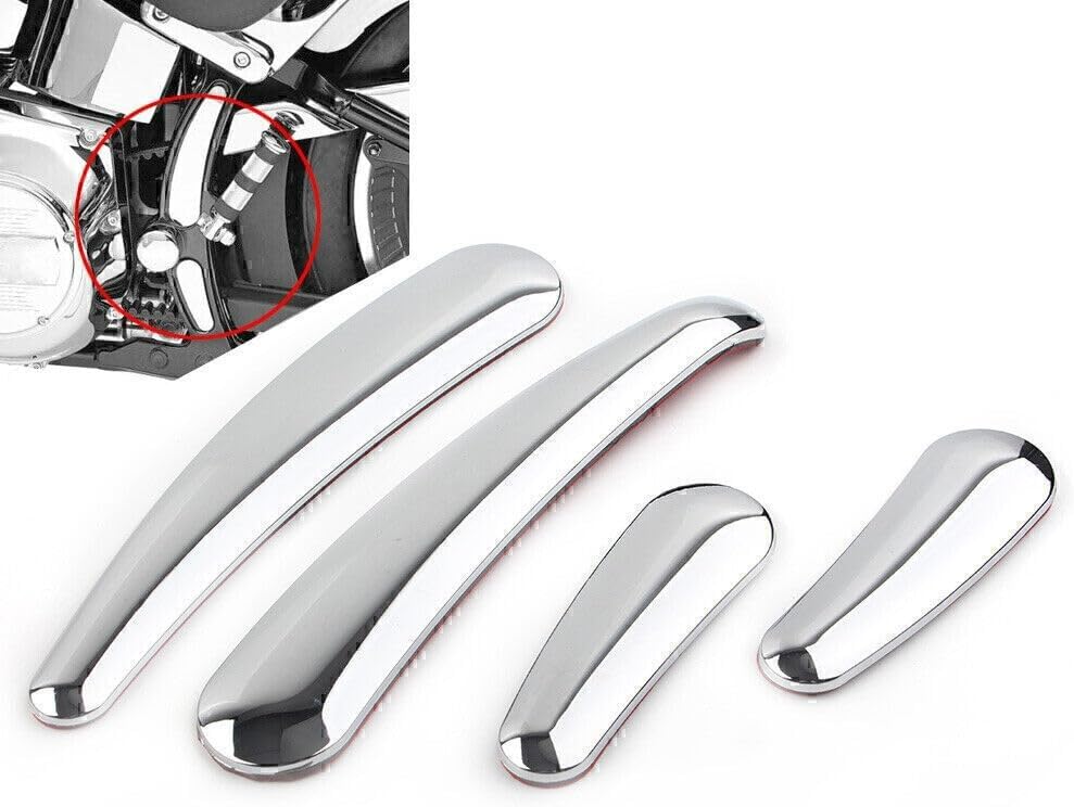 ya 11 9.14 zhengce 4Pcs Chrome Swingarm F for Ram e Insert Set Fit for Harley Softail Models 2