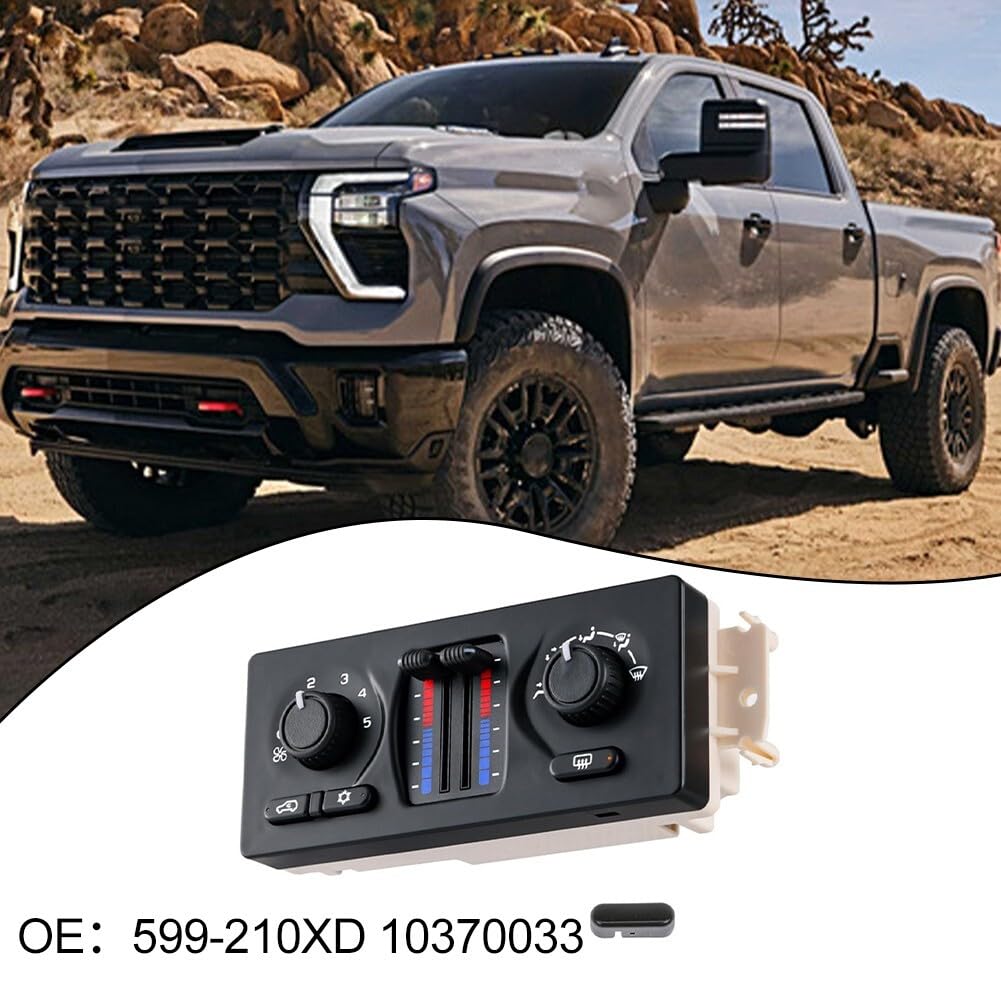 ya 9 10.24 Climate Control Module Air AC Heater Switch HVAC Panel for Chevy 599-210XD