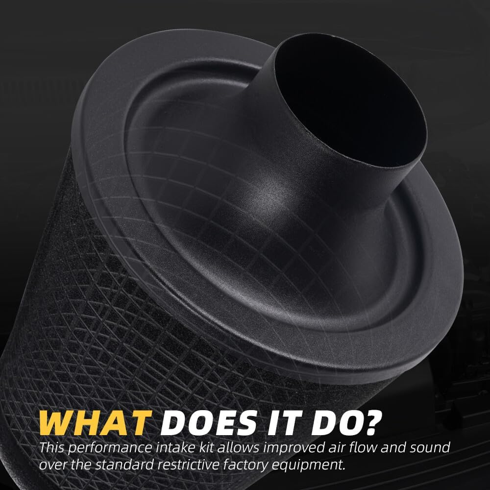 ya 13 9.15 baidi 3 76mm High Flow Inlet Foam Air Filter Cleaner Cold Air Intake Cone Replacement