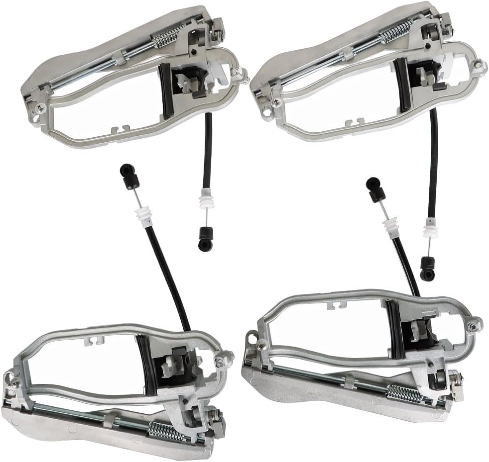 ya 10 9.16 baidi New 4-Piece Set of Front and Rear Door Handle Brackets for 2000-2006 for BMW E53 X5-