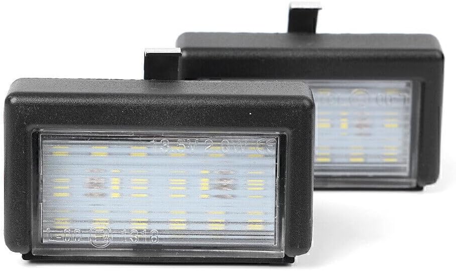 ya 4 8.8 2x Car White Error Free LED Number License Plate Light Fit Benz ML W164/X164X