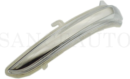 ya 4 8.10 Left clear rearview mirror light turn signal lens suitable for Peugeot 208 2012-17