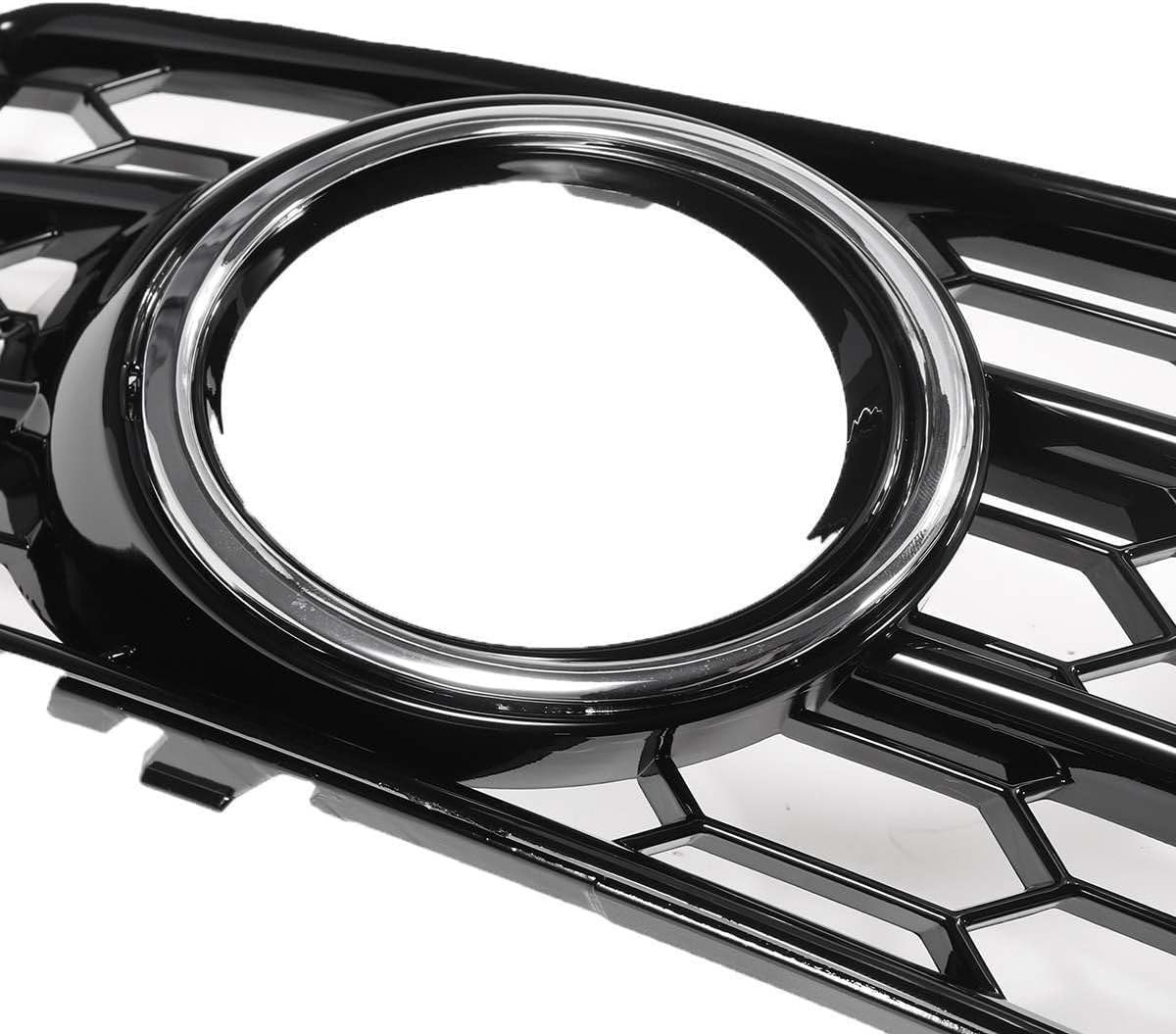 ya 14 9.20 zhengce Left Right Front Fog Light Lamp Grille Honeycomb for Audi A3 8P S Line 2009-1