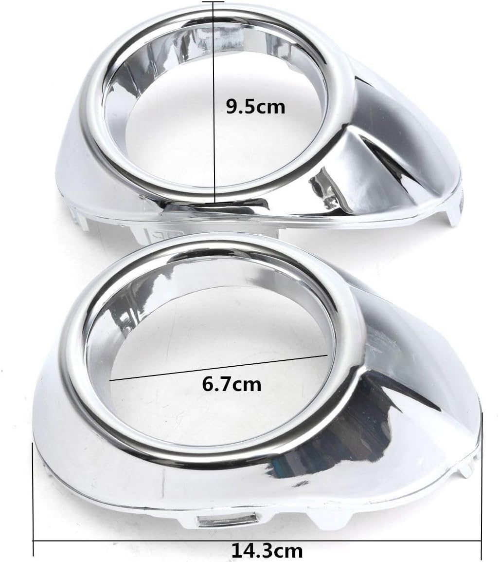 ya 4 8.14 for Ford Focus 2012-2014 Front Bumper Fog Lamp Cover F for Ram e Shell Decoration Chrome 