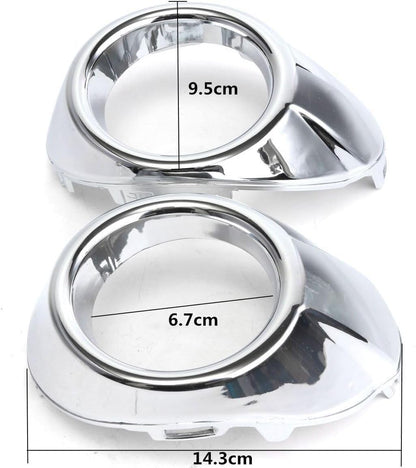 ya 4 8.14 for Ford Focus 2012-2014 Front Bumper Fog Lamp Cover F for Ram e Shell Decoration Chrome 