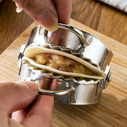 ya 14 9.20 baidi Stainless Steel Dumpling Maker Dough Cutter Ravioli Empanada Press Mold Pastry-1