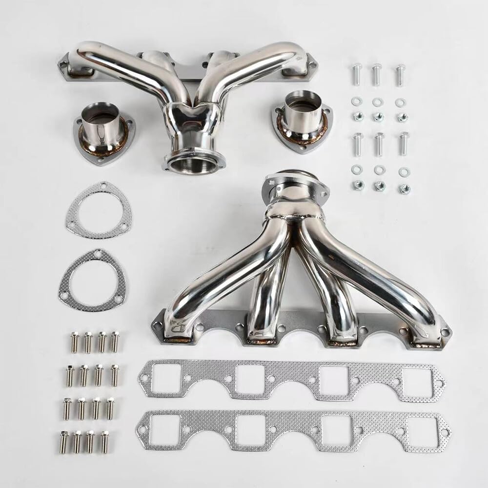ya 2 8.15 Racing Header for MAN ifold For 68-74 for Cadillac Commercial Chassis Stainless