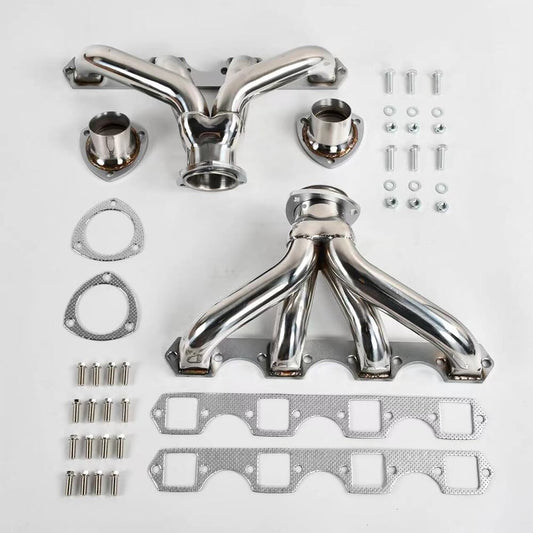 ya 2 8.24 baidi Racing Header for MAN ifold For 68-74 for Cadillac Commercial Chassis Stainless