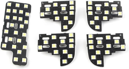 ya 3 8.24 baidi 5 Piece White Car Interior Dome Map Reading Light Bulbs for 2005-2008 for Honda Odyssey 