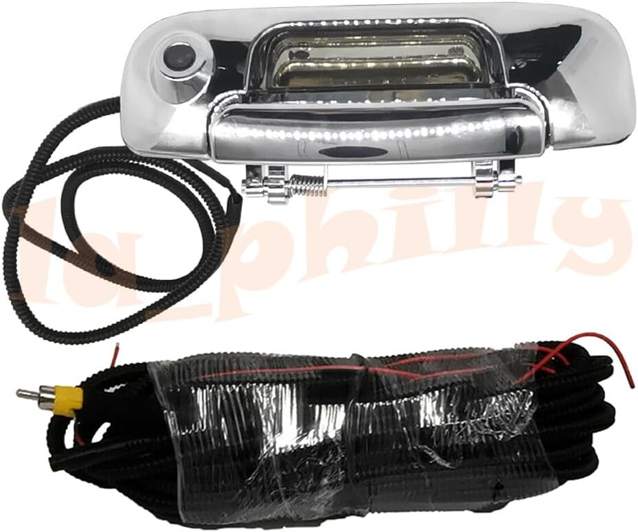 ya 10 9.16 baidi Tailgate Handle w/Camera&Wiring Harness Fits for Dodge for Ram 1500 2500 3500 Chrome