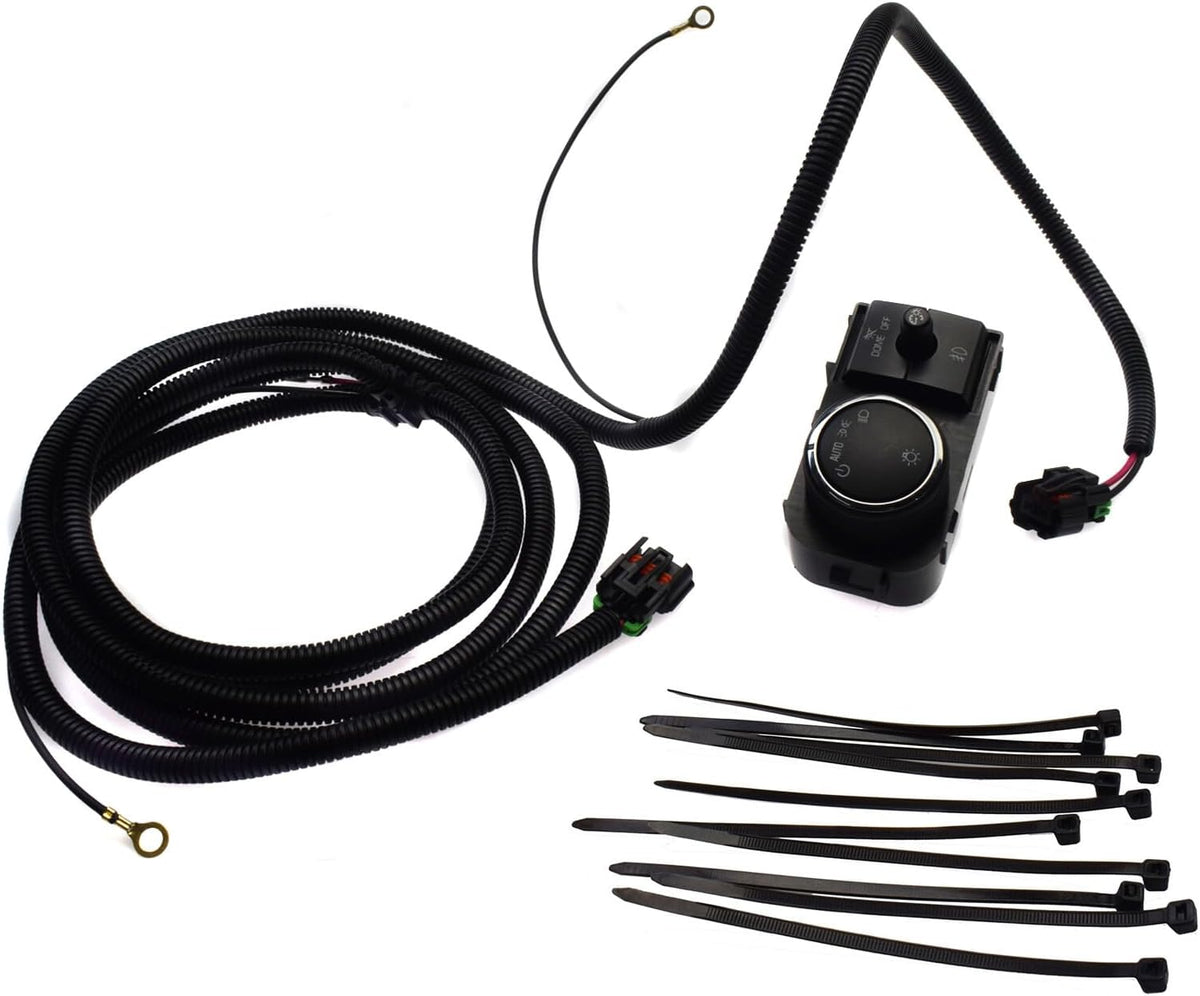 ya 4 8.14 Fog light wiring harness and switch for Chevrolet Silverado for GMC Sierra 25858705