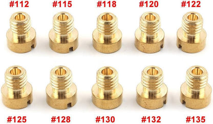 ya 6 8.24 baidi 112-135 M5 Main Jet FIT Dellorto Carburetor SHA SHB UA UB PHBG VHB-CS VHBT-CS