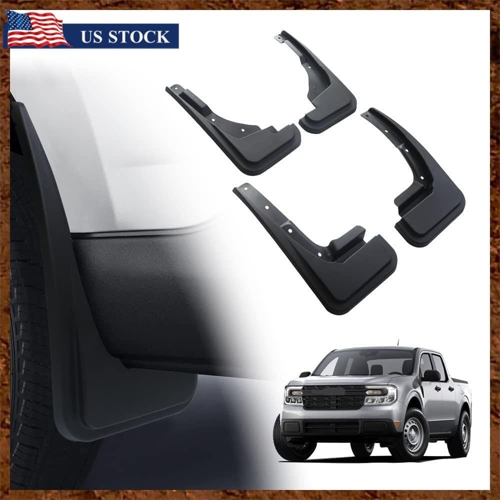 ya 5 8.10 4x New Car Front & Rear Guard Mud Guards Splash Set for Ford Maverick 2022-2023