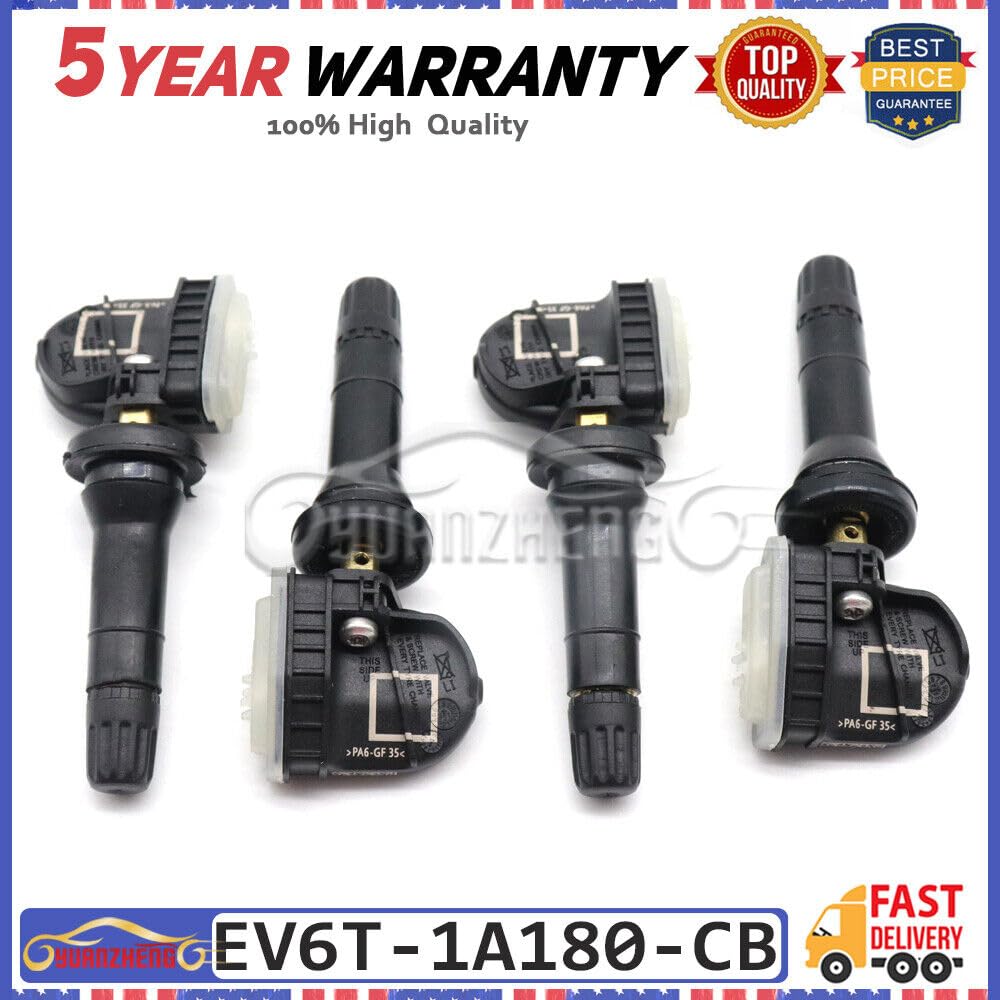 ya 4 8.8 4pcs TPMS Tire Pressure Sensor 433MHz for Ford Focus Ranger EV6T-1A180-CB