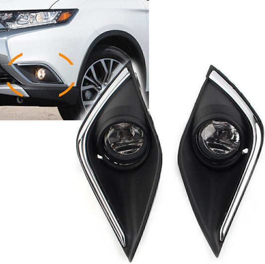 ya 4 8.8 Fog Light Headlight Protector Grille Guard Switch Kit for Outlander 2016-2019 2018 