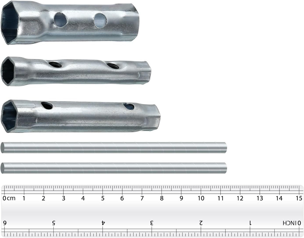 ya 14 9.20 baidi 3 Pcs Dual-Ended Wrench Socket Spark Plug Spanner Set (16/18mm, 10/12mm, 8/10mm)-1