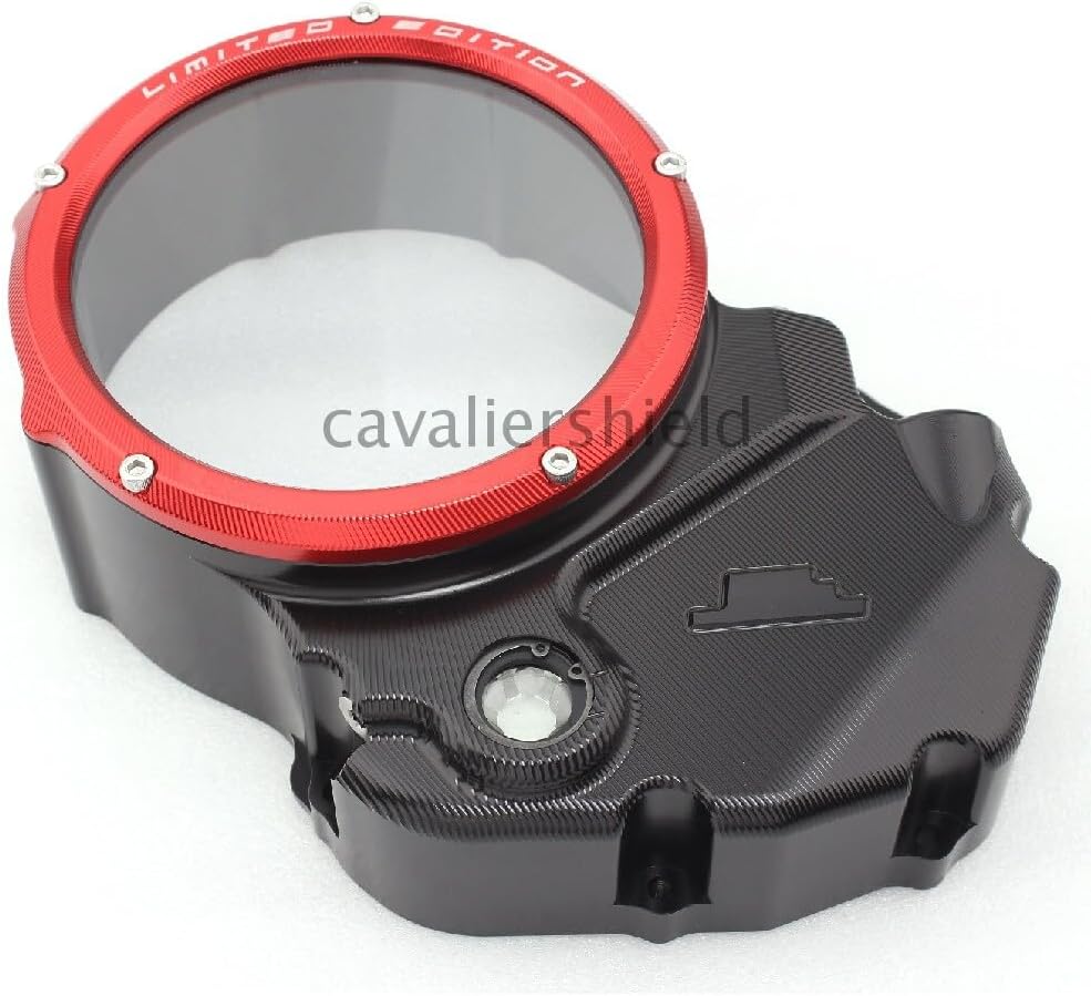 ya 23 10.7 baidi Clear Clutch Cover+Pressure Plate+Spring Retainer Ring for Ducati Xdiavel Diavel