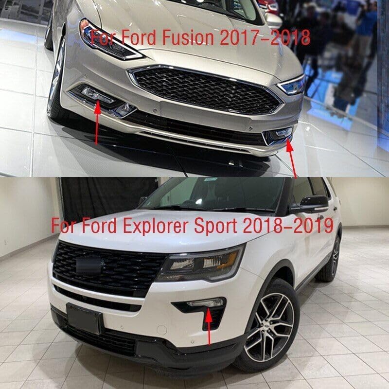 ya 2 8.15 Suitable for 2018-19 for Ford Explorer right front fog light LED daytime running light DRL