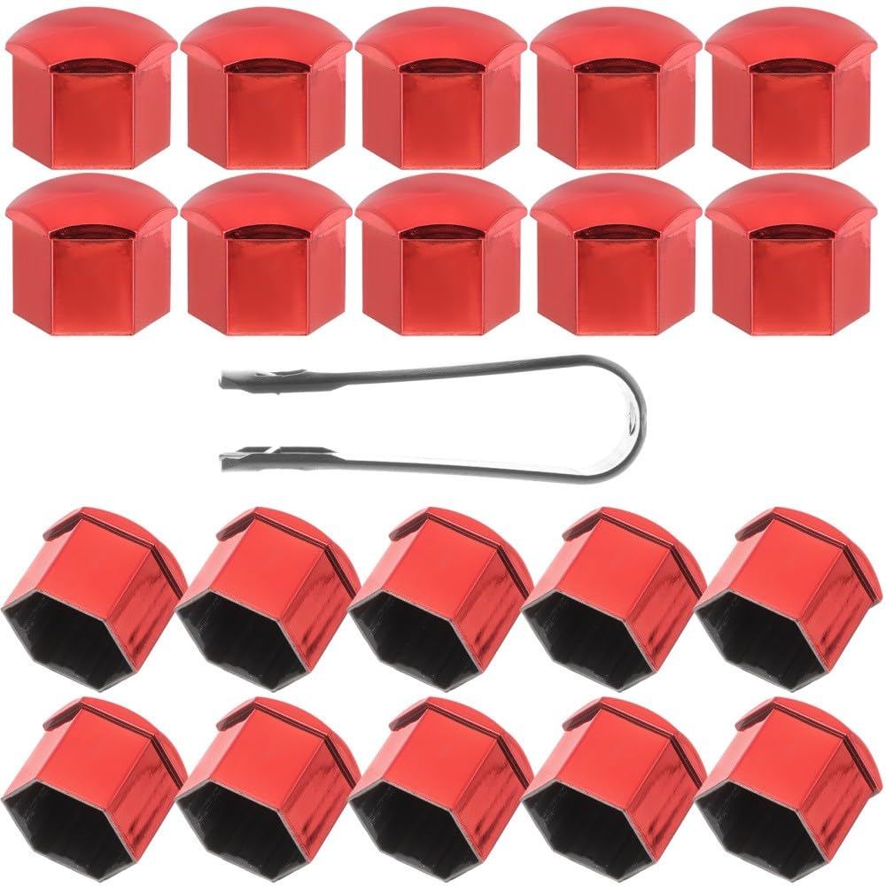 ya 13 9.15 baidi 20 Pcs Wheel Decorative Shell Car Lug Nut Cover Covers for Semi Trucks